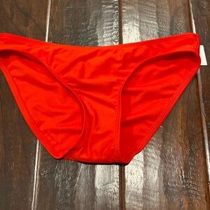 Red bikini bottoms